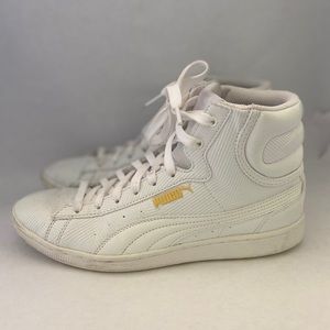 White high top puma
